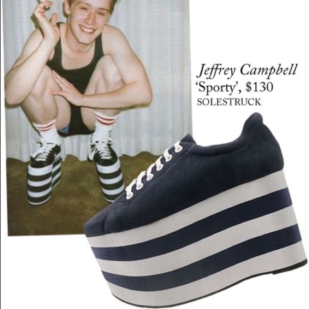 Jeffrey Campbell “Sporty” platforms